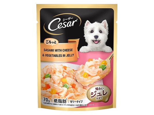 Sasami With Cheese & Vegetable In Jelly Adult Dog Wet Food image