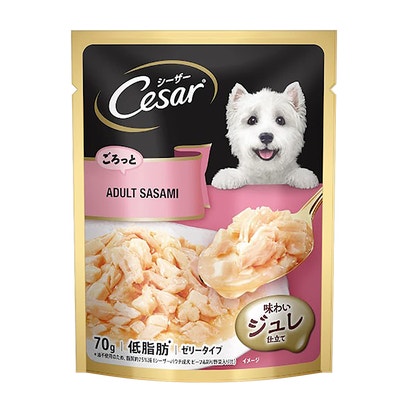 Cesar Gourmet Wet Food for Adult Dogs, Sasami Flavour